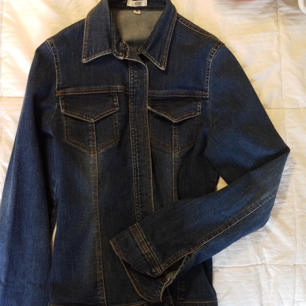 Cache' Blue Jean Jacket - Picture 3 of 4